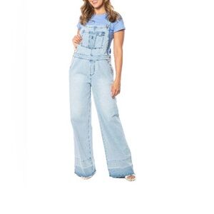 Juicy Couture Denim Overalls in Blue